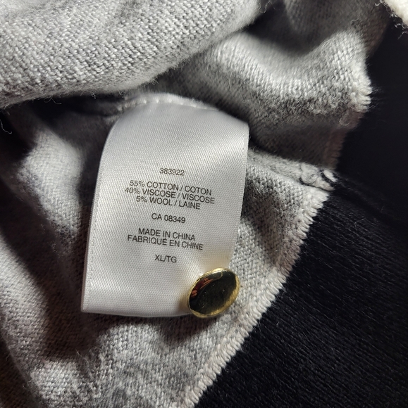 Jones New York Grey & Black Wool Blend Sweater Size XL - Picture 9 of 9